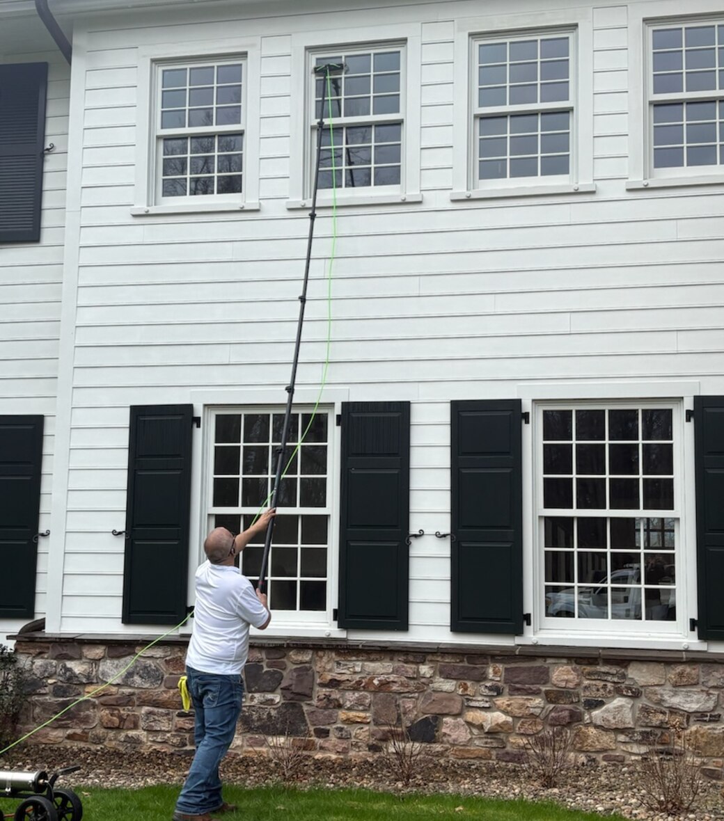 Lion Window Cleaning at work